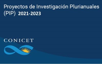 CONICET: Proyectos de Investigación Plurianuales 2021-2023