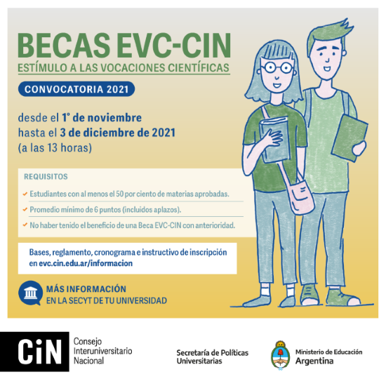 Convocatoria EVC- CIN 2021