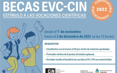 Nueva Convocatoria Becas EVC CIN 2022