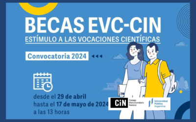 Apertura de Convocatoria Becas EVC CIN 2024