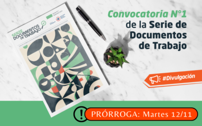 Prórroga para la presentación en la Serie Documentos de Trabajo