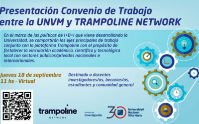 La UNVM presenta Convenio I+D+i con la plataforma Trampoline