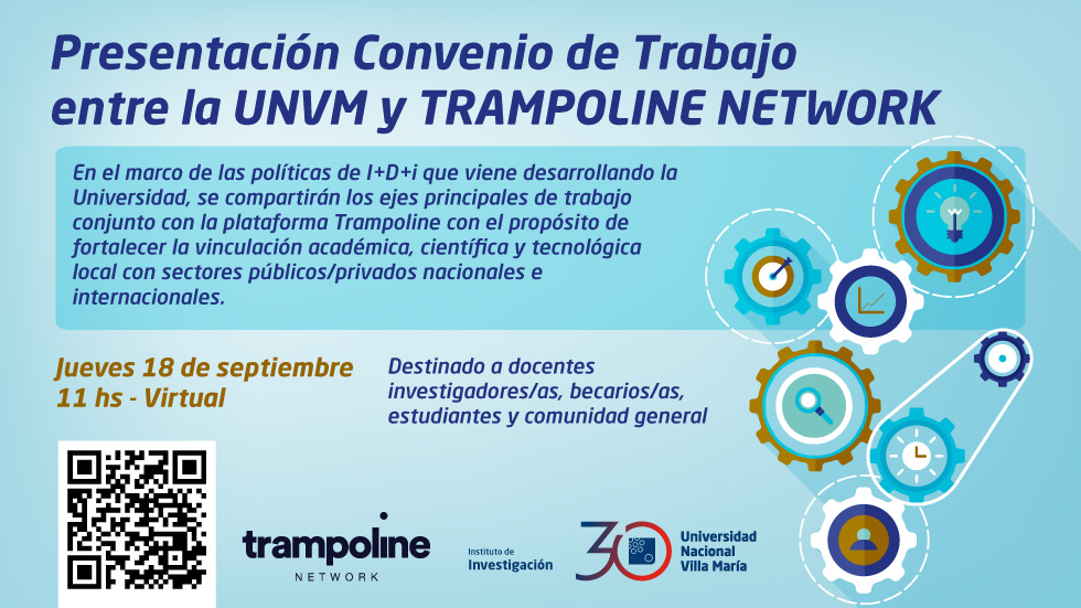 La UNVM presenta Convenio I+D+i con la plataforma Trampoline