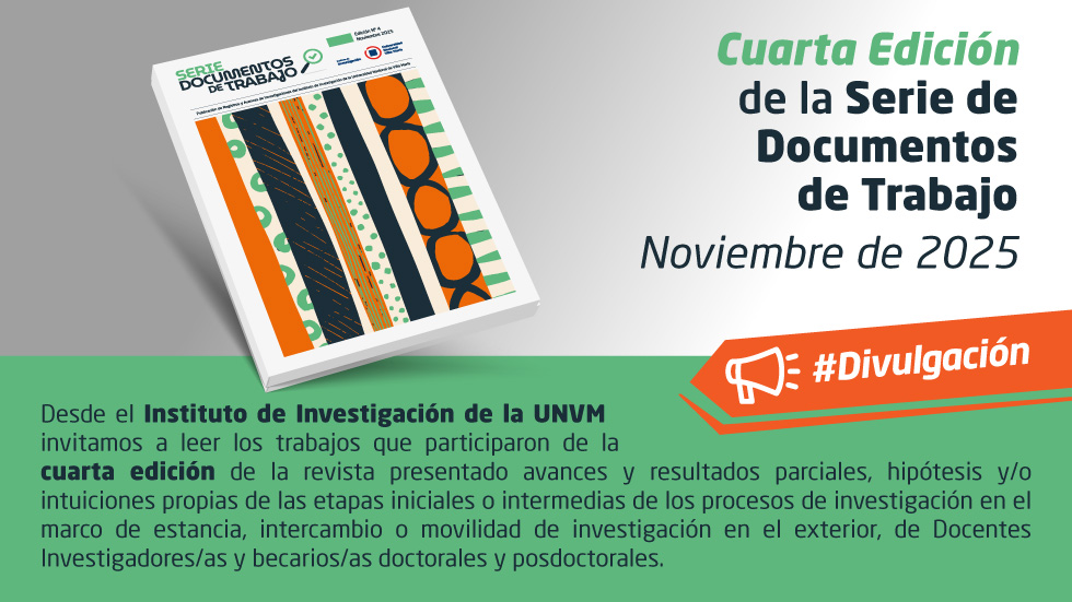 Se lanzó la 4ta Edición de la Serie Documentos de Trabajo